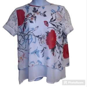 Mig Brand Blouse/Tunic/Smock Top EUC